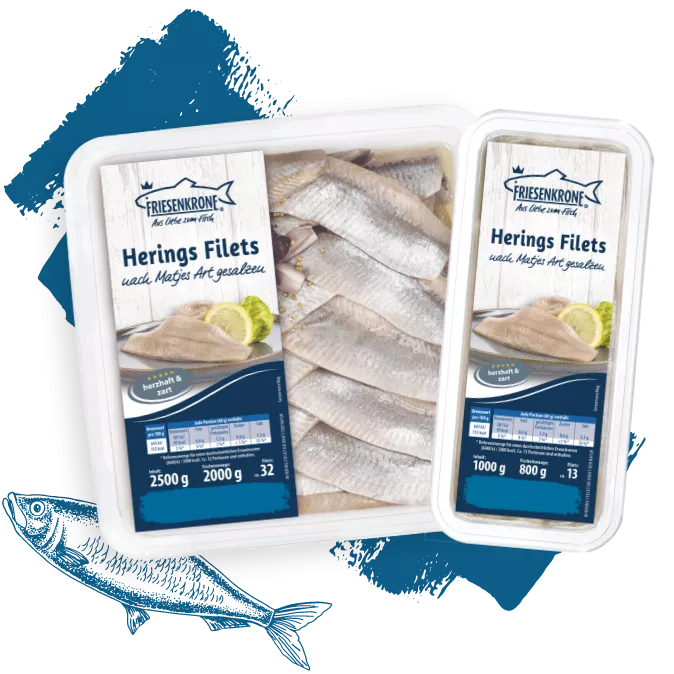 Herings Filets Matjes Art